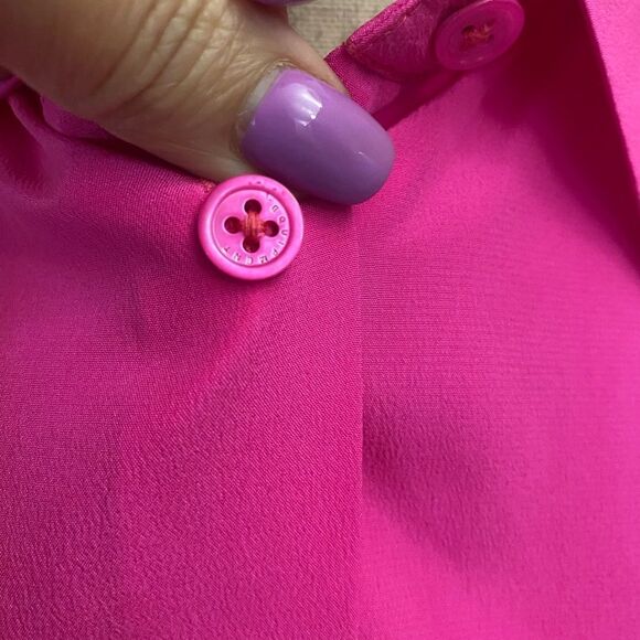 Equipment 100% silk sleeveless blouse, S - Picture 3 of 7